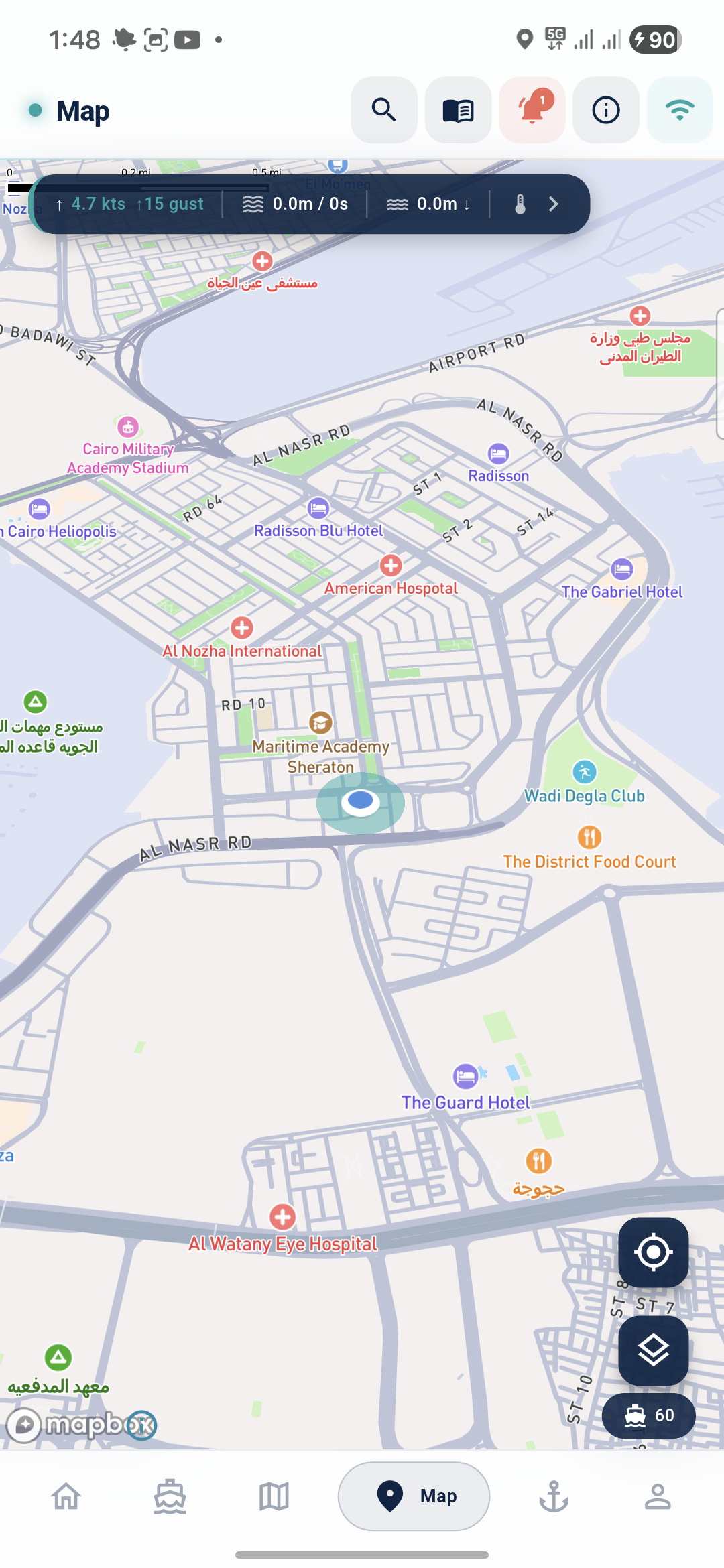 Yalla Voya map view